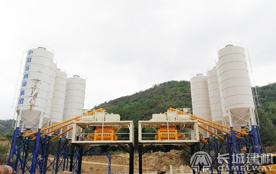 葛洲壩集團(tuán)貴州項(xiàng)目雙hzs120攪