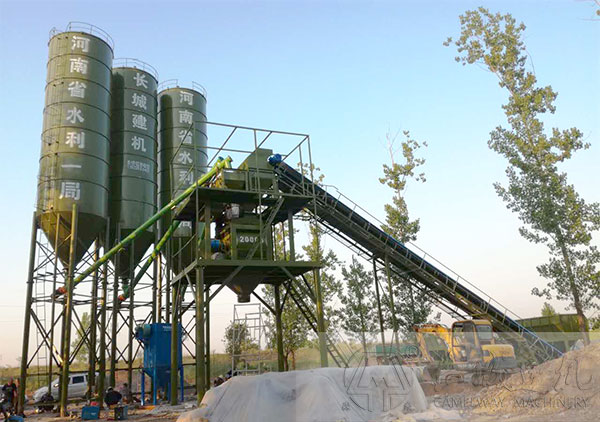 hzs90商砼攪拌站