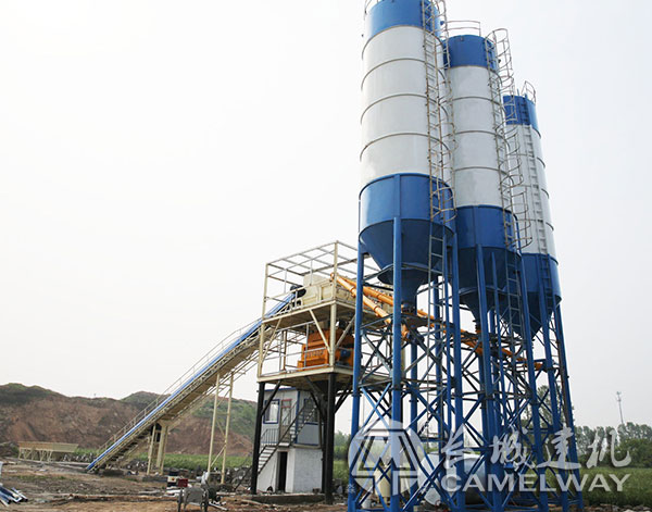 hzs60商混攪拌站