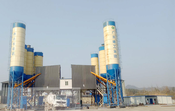 長城HZS系列混凝土攪拌站設(shè)備 為廣東建工助力