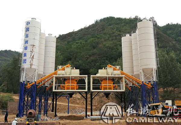 時(shí)產(chǎn)100方砼的生產(chǎn)線