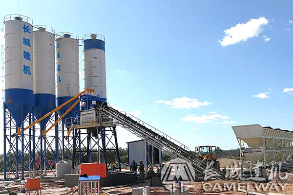 混凝土攪拌站hzs75一次出多少方料