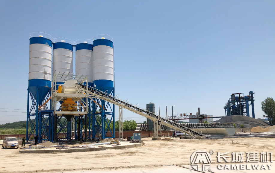 信陽HZS180商品混凝土生產(chǎn)線