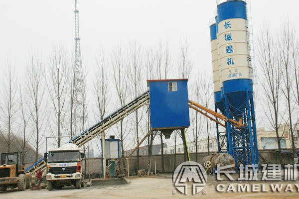 商混攪拌站120生產(chǎn)線全套設備