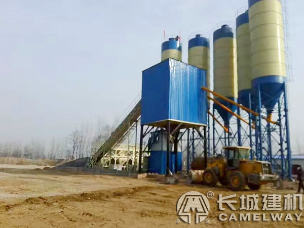 商混攪拌站120生產(chǎn)線全套設備