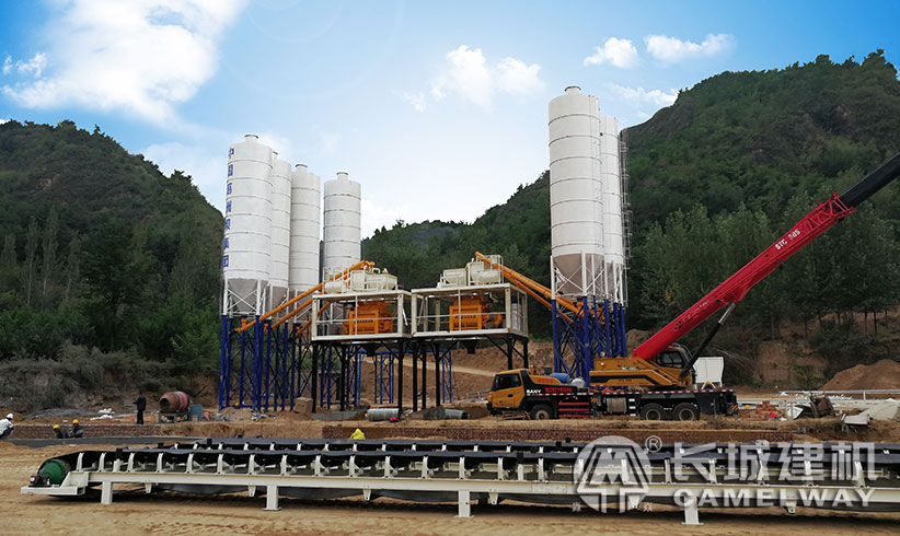 葛洲壩貴州項(xiàng)目部選用長(zhǎng)城hzs120攪拌站