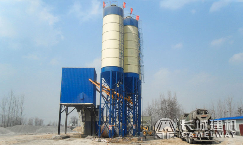 長城60攪拌站客戶現(xiàn)場