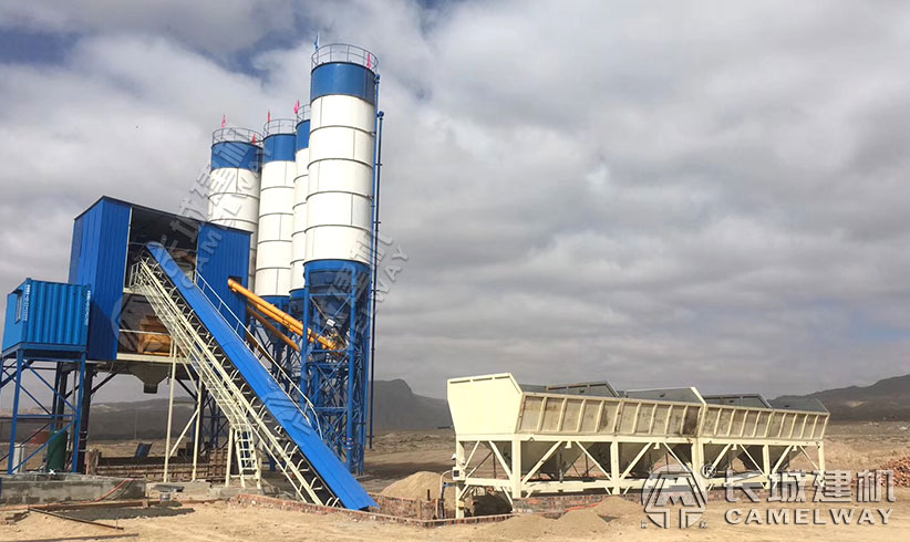 雙機組120混凝土攪拌站