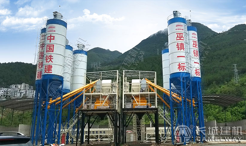 雙120拌合站每小時產(chǎn)量，上街長城攪拌站