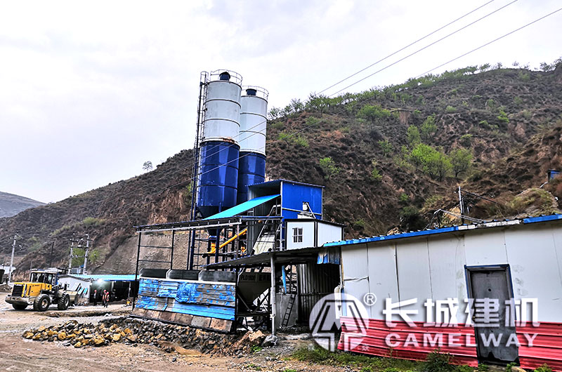 混凝土拌合站現(xiàn)場(chǎng)實(shí)景