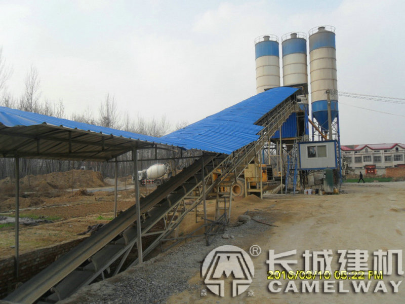 60型號(hào)商混攪拌站設(shè)備價(jià)格及廠家案例圖片