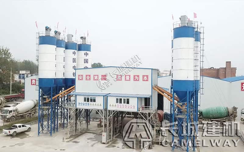 120型混凝土攪拌站流水線