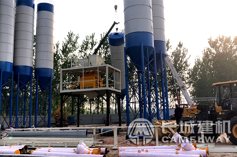 工地自建攪拌站實景 工地自建攪拌站實景
