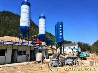 湖北恩施2hzs35攪拌站，雙機(jī)35站圖片