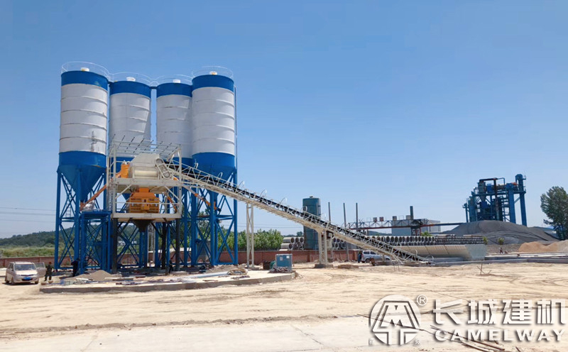 長城建機三立攪拌站-hzs180站建站完成 長城建機三立攪拌站-hzs180站建站完成