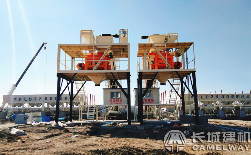 hzs90混凝土攪拌站主機總功率，占地面積多大，價格是多少？